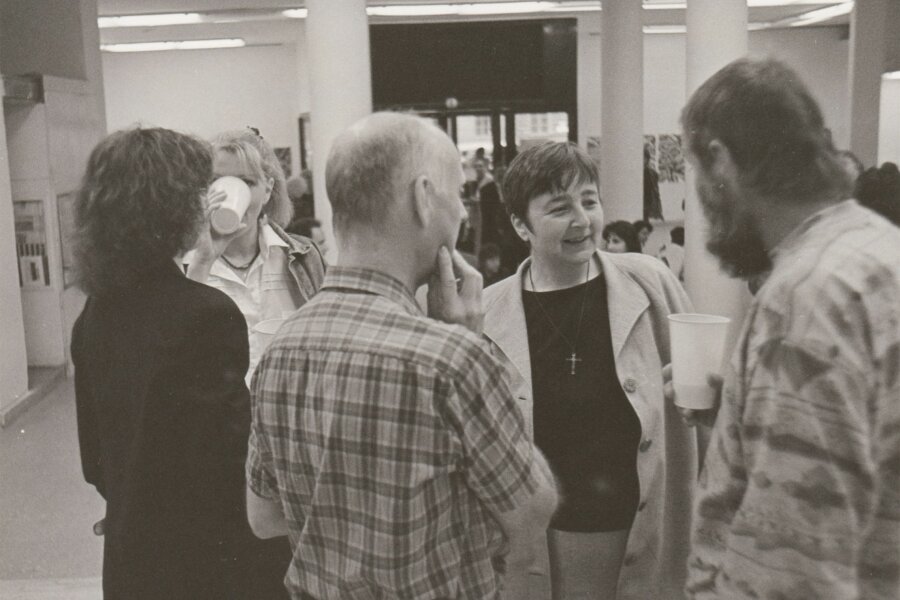 zleva: Jana Vránová, Rudolf Hocke, Jana Hockeová a Miroslav Myška